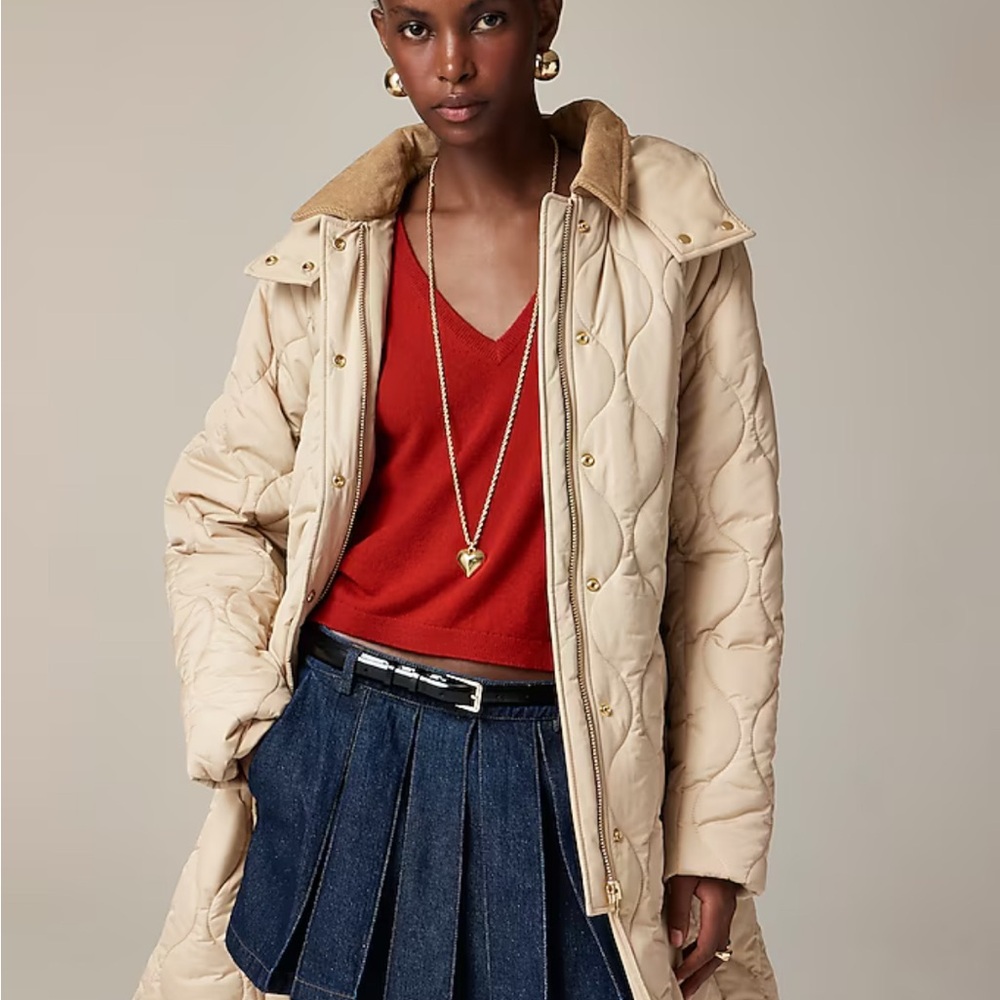 J Crew Stowe puffer jacket with PrimaLoft